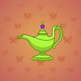 Genie Lamp #4498