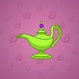 Genie Lamp #4505