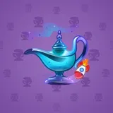 Genie Lamp #4528