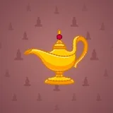 Genie Lamp #4544