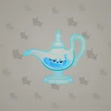 Genie Lamp #4597