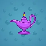 Genie Lamp #4609