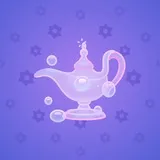Genie Lamp #4615
