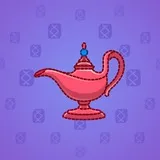 Genie Lamp #4638
