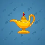 Genie Lamp #4653