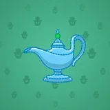Genie Lamp #4722