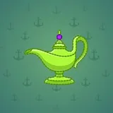 Genie Lamp #4736