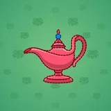 Genie Lamp #4885