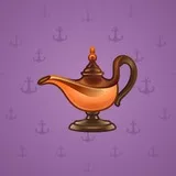 Genie Lamp #4891