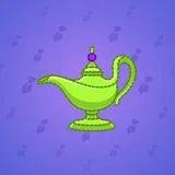 Genie Lamp #4893