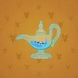Genie Lamp #4928