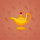 Genie Lamp #4972