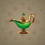 Genie Lamp #5017
