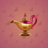 Genie Lamp #5025