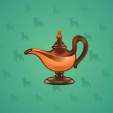 Genie Lamp #5035