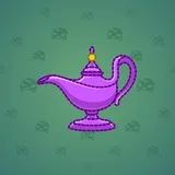 Genie Lamp #5132