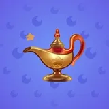Genie Lamp #5299