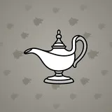Genie Lamp #5364