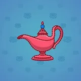 Genie Lamp #5414