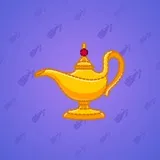 Genie Lamp #5428
