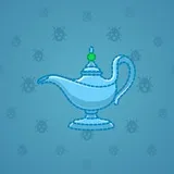 Genie Lamp #5566