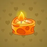 Love Candle #15375