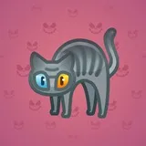 Scared Cat #17826