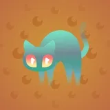 Scared Cat #17977