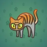 Scared Cat #18094
