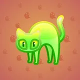 Scared Cat #18140