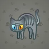 Scared Cat #18223