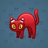 Scared Cat #18296