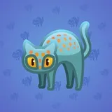 Scared Cat #18513