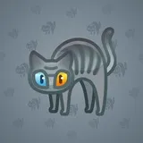 Scared Cat #18553
