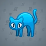 Scared Cat #18608