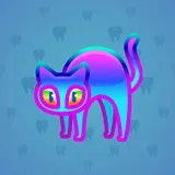 Scared Cat #18639