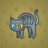 Scared Cat #18693