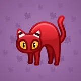 Scared Cat #18745