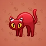Scared Cat #18750