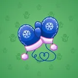Snow Mittens #23854