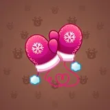 Snow Mittens #24067
