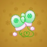 Snow Mittens #24357
