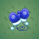 Snow Mittens #24690