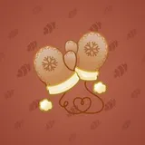 Snow Mittens #25044