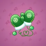 Snow Mittens #25109
