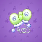 Snow Mittens #25241