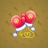 Snow Mittens #25503