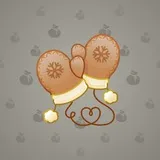 Snow Mittens #25519