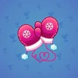 Snow Mittens #25624