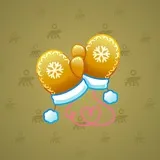 Snow Mittens #25680